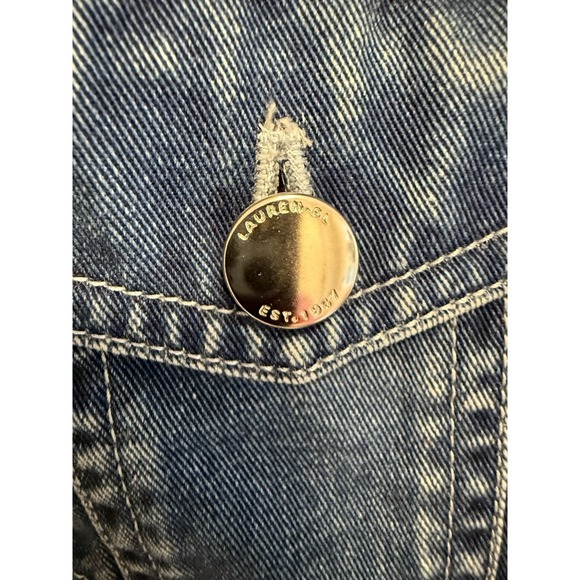 Ralph Lauren Jean Coat LJC Y2K Denim Vintage RL S  Classic Trucker - Picture 3 of 12
